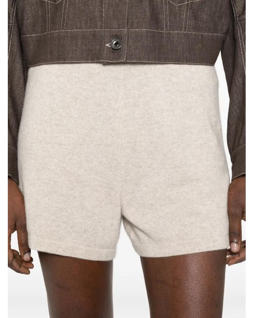 Bompard Natural Elasticated-Waist Shorts