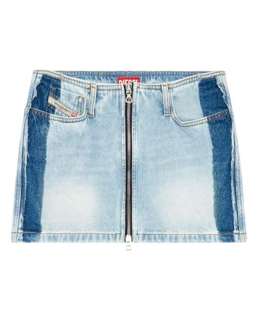 DIESEL Blue De-Ron-S4 Jeans-Minirock