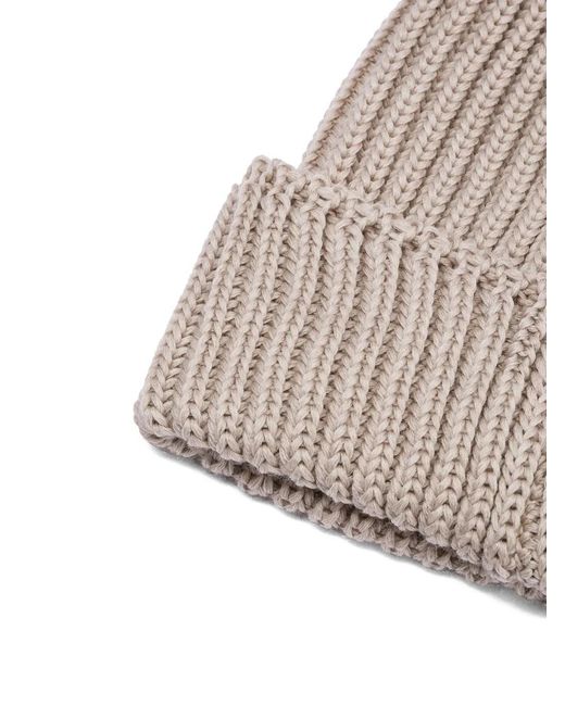 Needles Natural Rib-Knit Embroidered-Butterfly Beanie for men