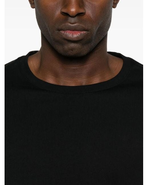 Gcds Black T-Shirt With Logo for men