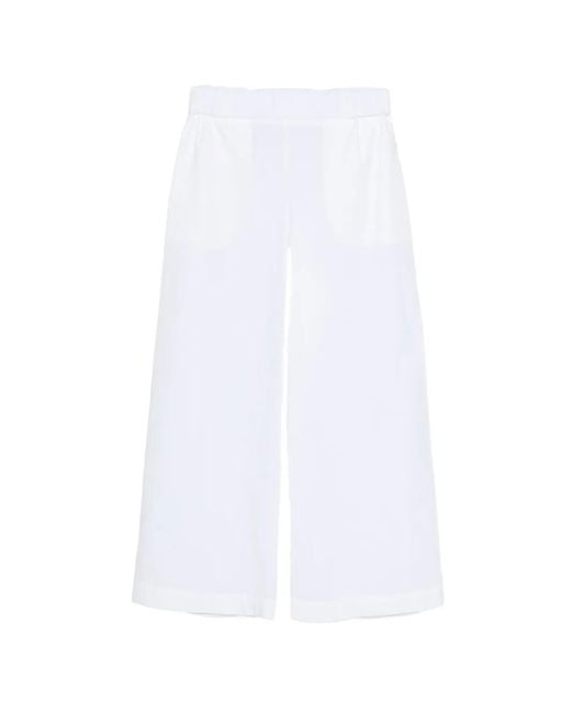 Ottod'Ame White Elasticated Trousers