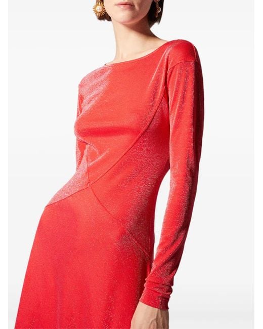 MACCAPANI Red Juls Maxi Dress