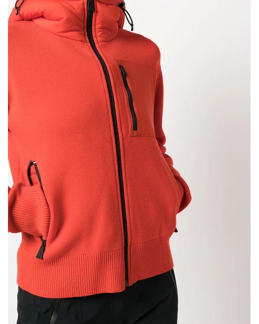 Aztech Mountain Red Hoodie Matterhorn À Design Isotherme
