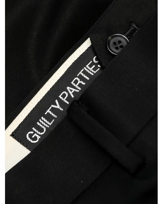 Wacko Maria Plissierte Hose in Black für Herren