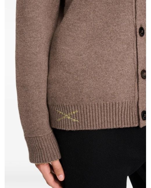 Barrie Brown Cardigan Double Face En Cachemire for men