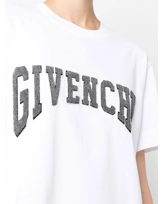 Camiseta con logo estampado Givenchy de color White