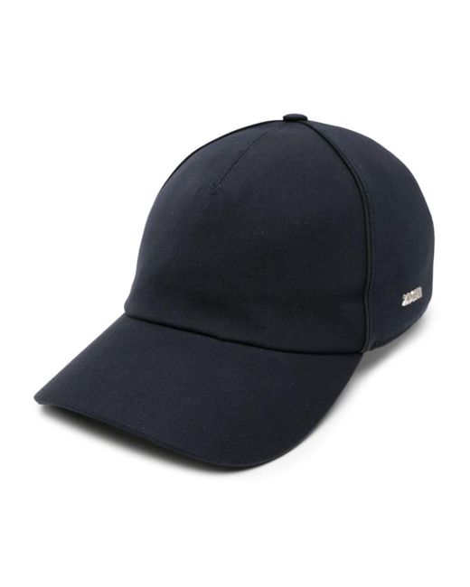 Cappello da baseball con logo di Zegna in Blue da Uomo