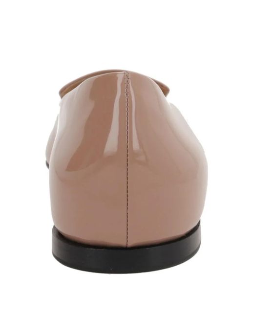 Sergio Rossi Brown Two-Tone Ballet Flats