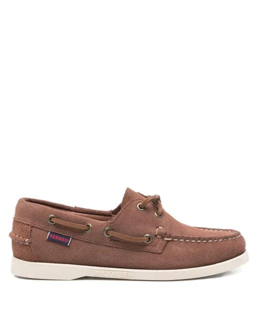 Sebago Brown Suede Loafers