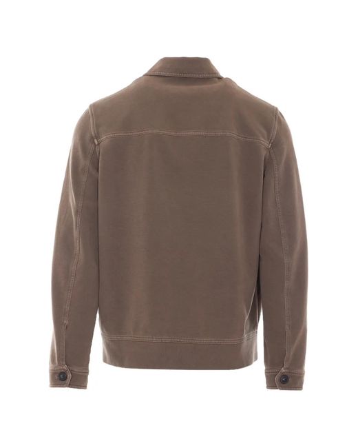 Circolo 1901 Brown Work Button-Front Jacket for men