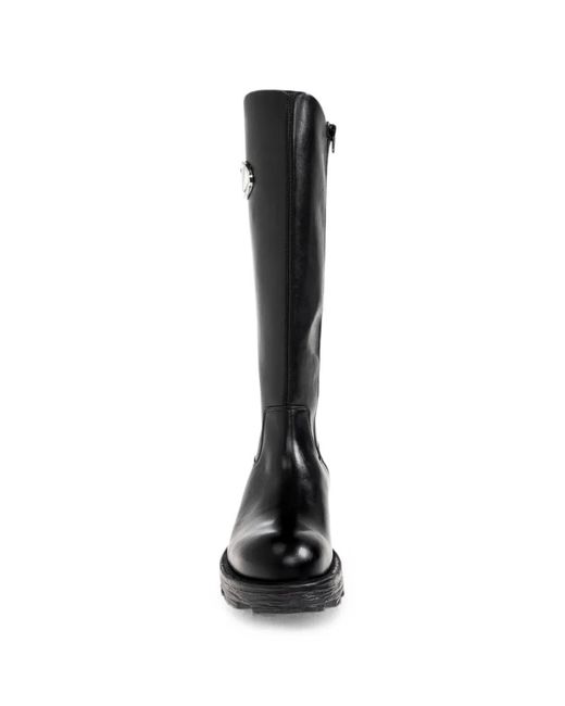 DIESEL Black D-Hammer Knee-High Boots