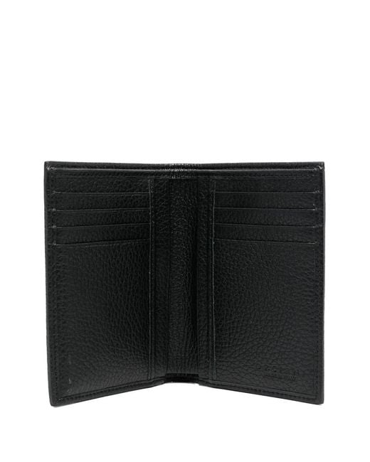 Orciani Black Logo-Plaque Cardholder for men