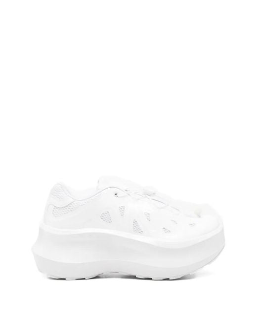 Salomon White X Xt-Whisper Void Round-Toe Trainers