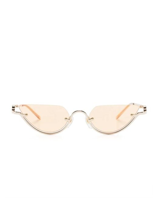 Gucci Natural Cat-Eye Frame Sunglasses