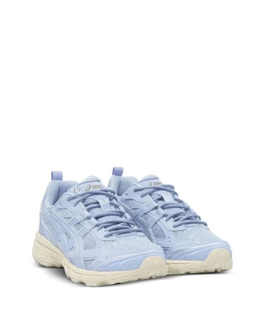 Asics Blue Textured Sneakers