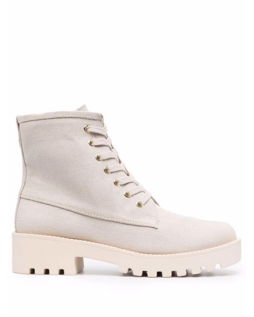 MICHAEL Michael Kors Leer Jax Laarzen in het Naturel - Lyst