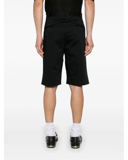 A PAPER KID Shorts Aus Popeline in Black für Herren