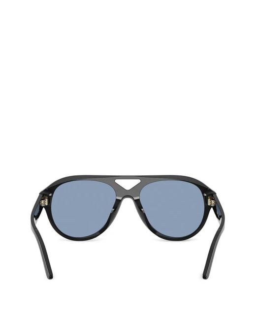 Tory Burch Blue Millher Pilot Sunglasses