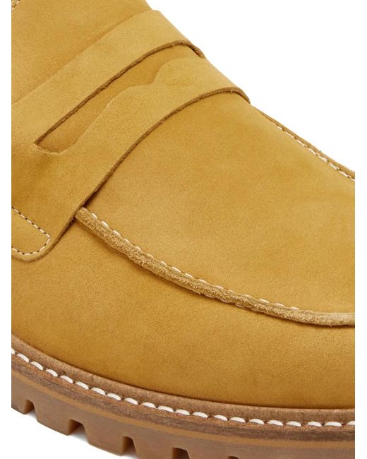 Duke & Dexter Yellow Mocassins En Cuir for men