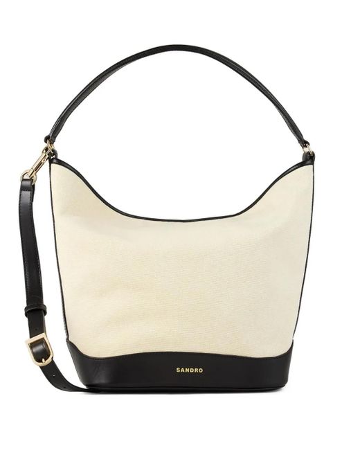 Sandro Tangoso Bucket-Tas in het White