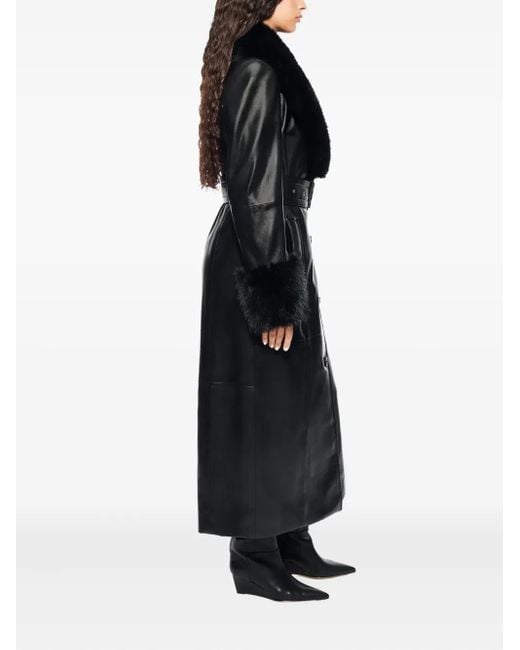 Stand Studio Black Estella Coat