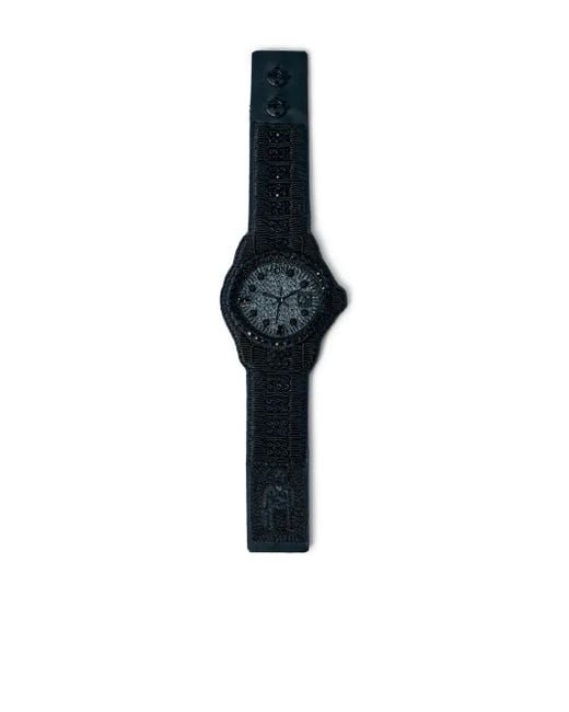 Bracciale Con Cristalli di Walter Van Beirendonck in Black da Uomo