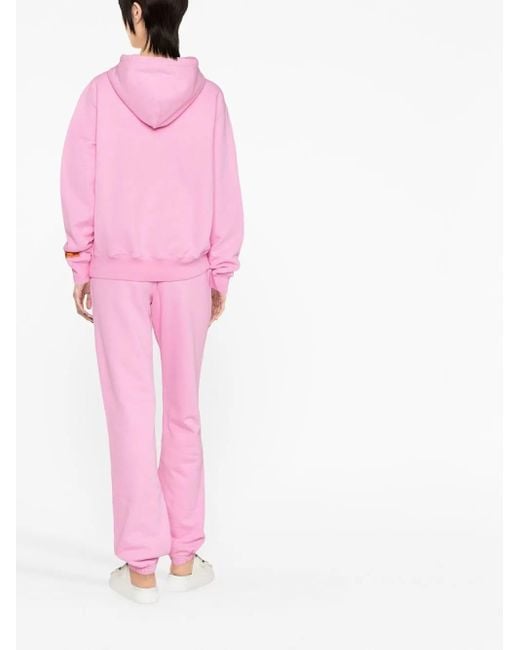 Heron Preston Pink Logo-Print Track Pants