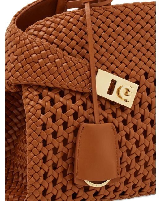 Ferragamo Brown Hug Handbag (M)
