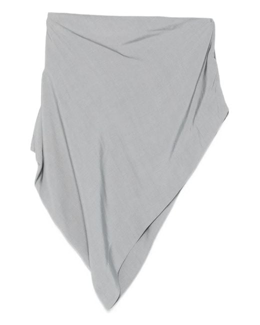 St. Agni Gray Strapless Top
