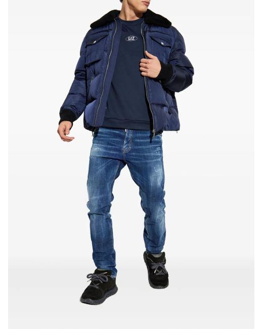 DSquared² Blue Pocket Jacket for men