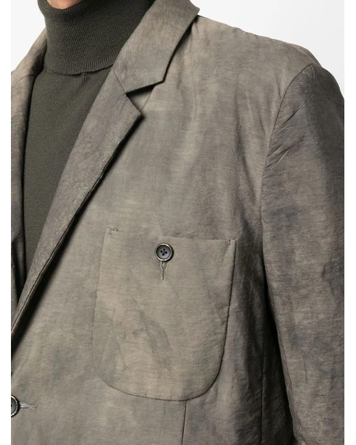 Uma Wang Brown Faded Effect Blazer for men