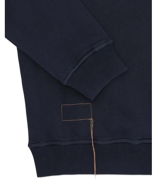 Fortela Blue Yale Zip Sweatshirt for men