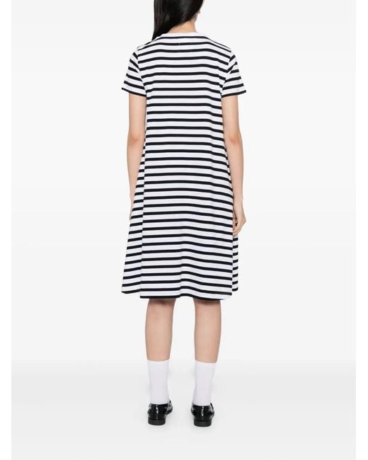 SPORT b. by agnès b. Blue Logoed Stripe Dress