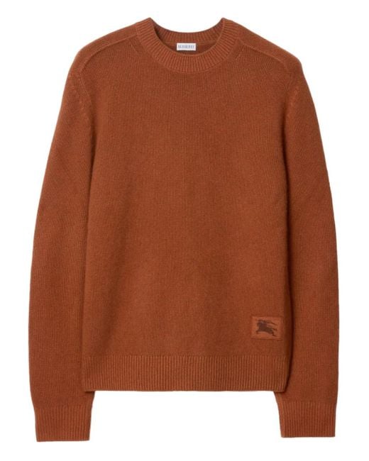 Burberry Brown Cashmere Sweater for men