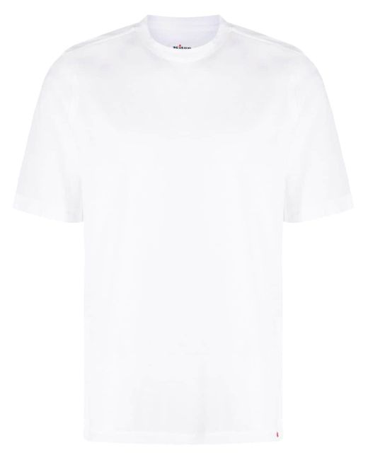 Camiseta de tejido jersey Kiton de hombre de color White
