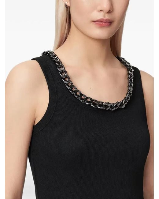 AllSaints Black Lucy Tank Top