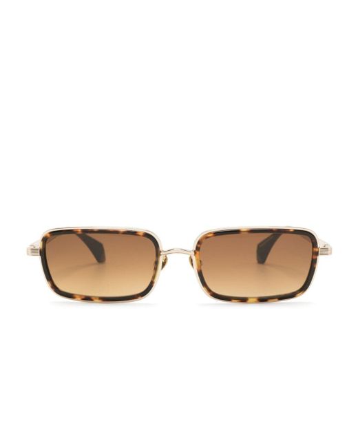 Vivienne Westwood Natural Tortoiseshell Rectangle-frame Sunglasses for men
