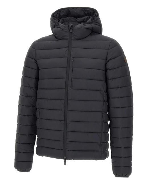 Hooded padded jacket Save The Duck de hombre de color Gray