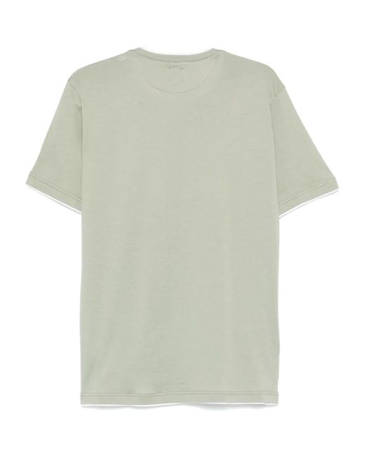 Eleventy Green Cotton T-Shirt for men
