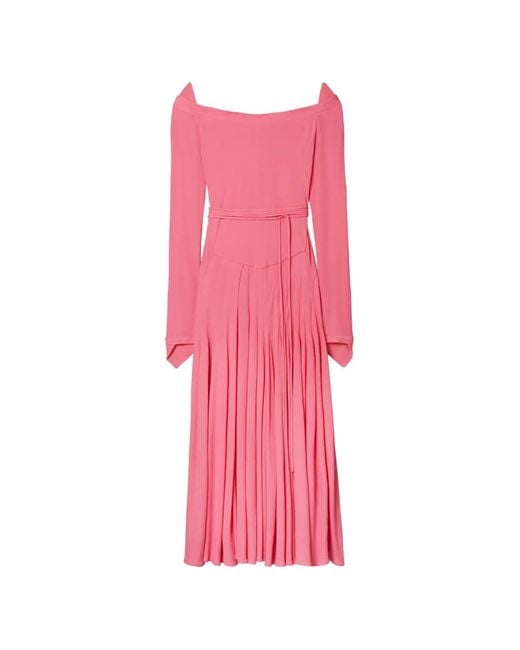 Tory Burch Pink Viscose Jersey Dress