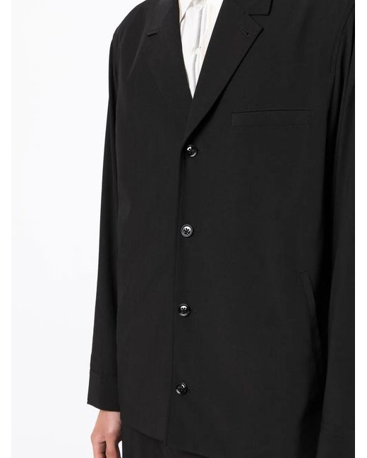 3.1 Phillip Lim Black Unstructured Shirt Jacket for men