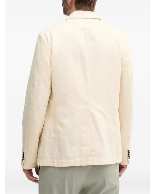 Benetton Natural Single-Breasted Blazer for men