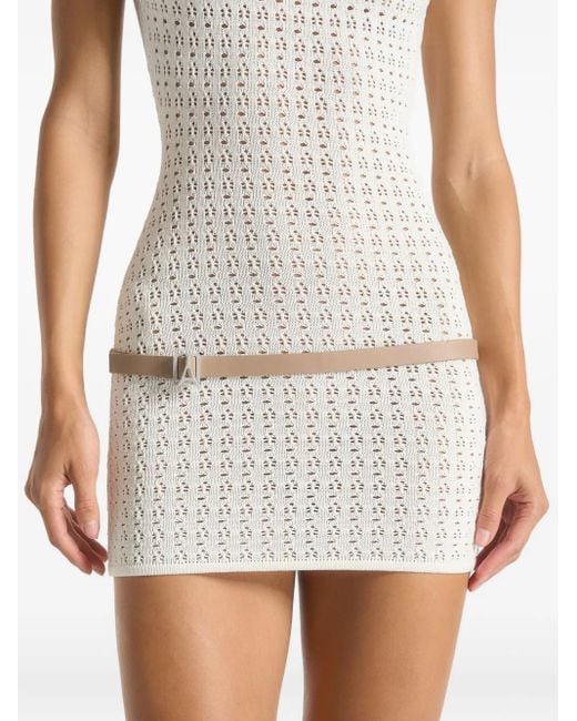 Manière De Voir Keyla バックレス ミニドレス White