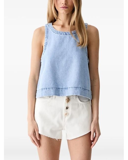 ViCOLO Blue Sleeveless Blouse