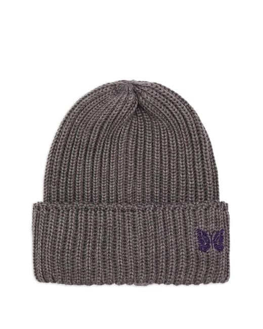Gorro con mariposa bordada Needles de hombre de color Gray