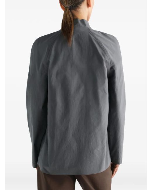 Lemaire Gray Ascot Blouse