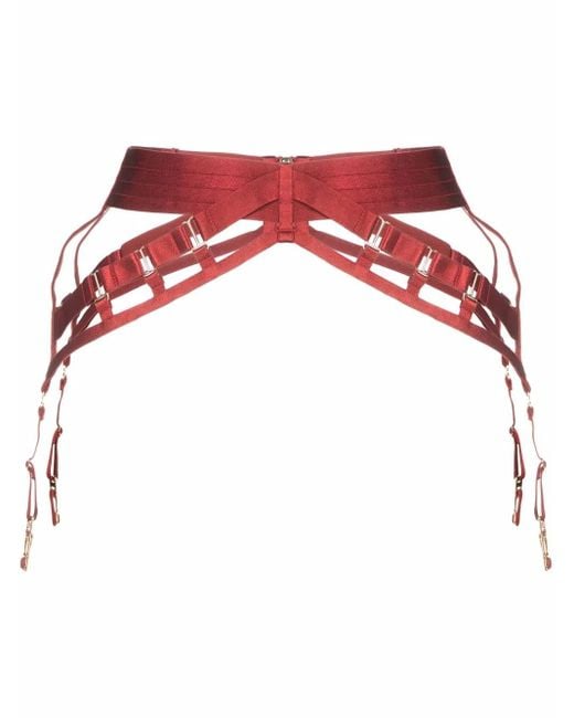 Bordelle Red Panel Suspender