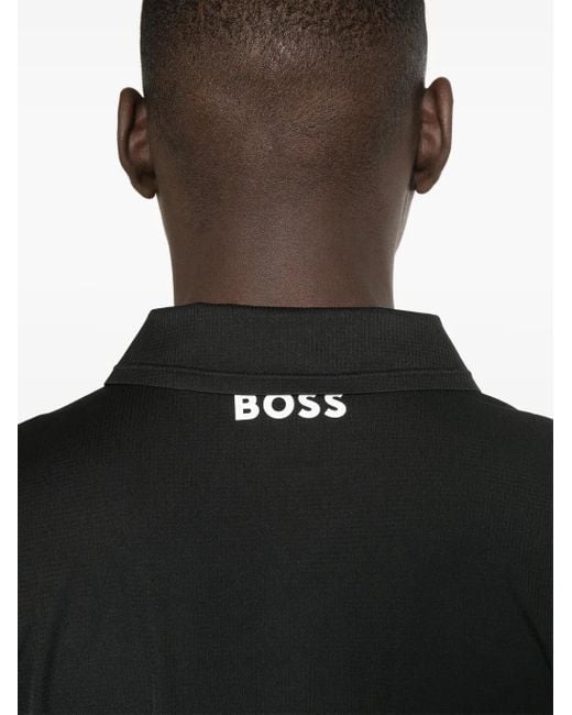 Polo Paddytech Pro Boss de hombre de color Black