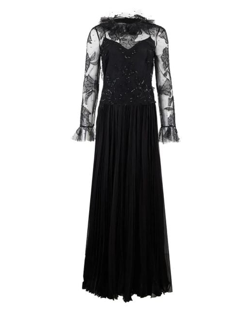 Abito Con Decorazione di Valentino Garavani in Black