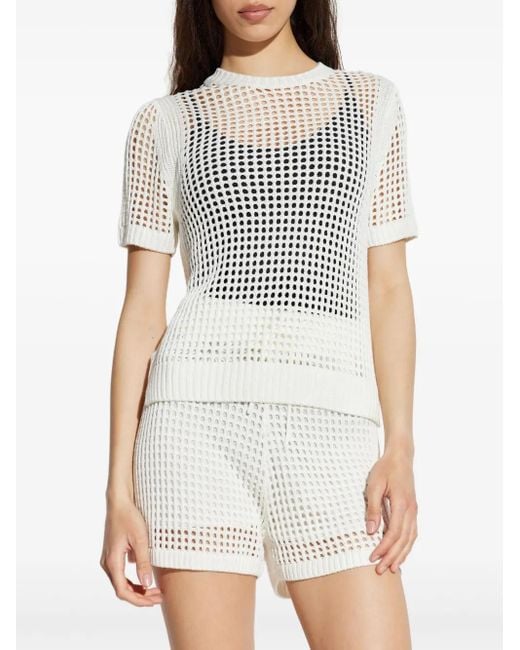 AllSaints White Paloma Top